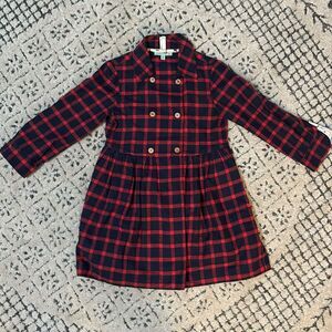 Nanos Houston Plaid Shirt Dress Sz 5